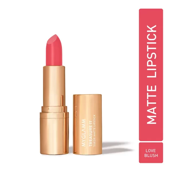 Myglamm Treasure It Seude Matte Lipstick Love Blush