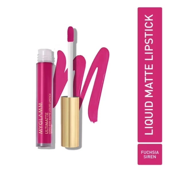 Myglamm Ultimatte Long Stay Matte Liquid Lipstick Fuchsia Siren