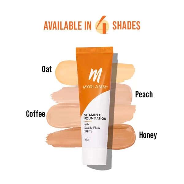 Myglamm Vitamin C Long Lasting Foundation Oat2