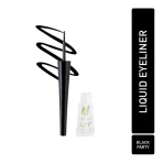 Myglamm Lit Glossy Liquid Eyeliner Long Lasting, Waterproof & Smudge Proof Black Party1