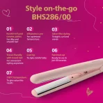 Philips Bhs28600 New Keratin Infused Ceramic Plates Travel Friendly Straightener2