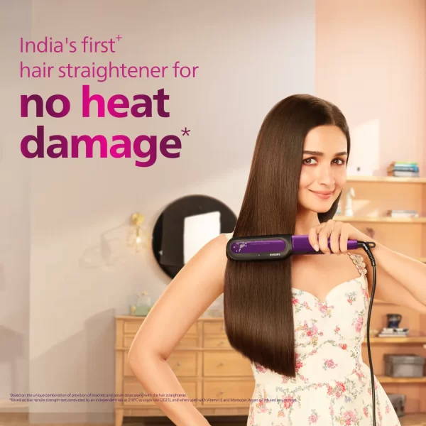 Philips Bhs52600 Nourishcare India’s First Hair Straightener Designed For No Heat Damage2