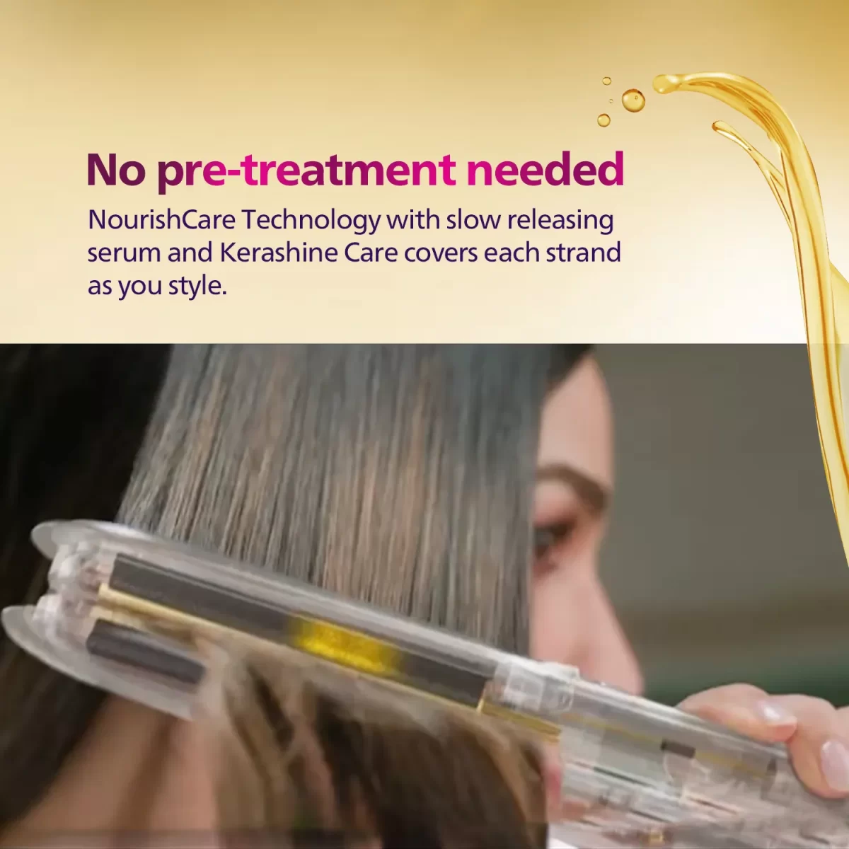 Philips Bhs52600 Nourishcare India’s First Hair Straightener Designed For No Heat Damage3