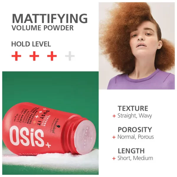 Schwarzkopf Professional Osis+ Dust It I Volumising & Mattifying Vegan Powder2