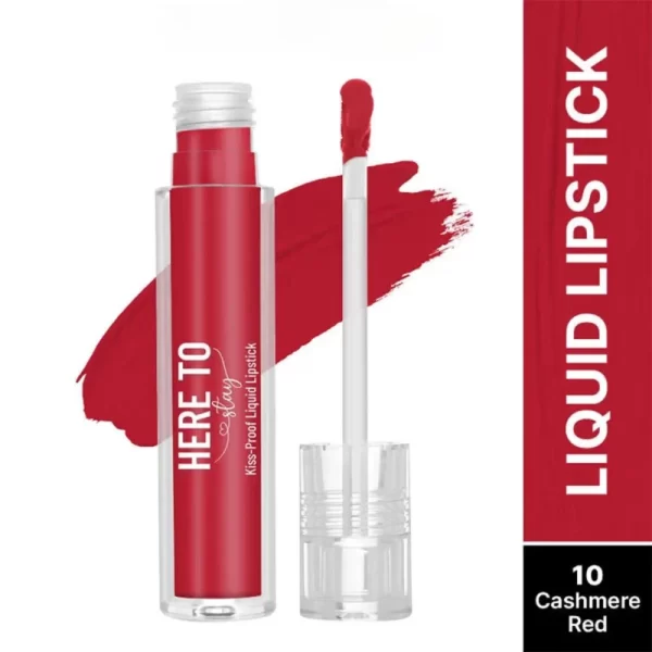 Swiss Beauty Select Here To Stay Liquid Lipstick 10 Cashmere Red