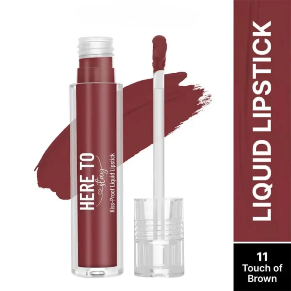 Swiss Beauty Select Here To Stay Liquid Lipstick 11 Touch Of Brown