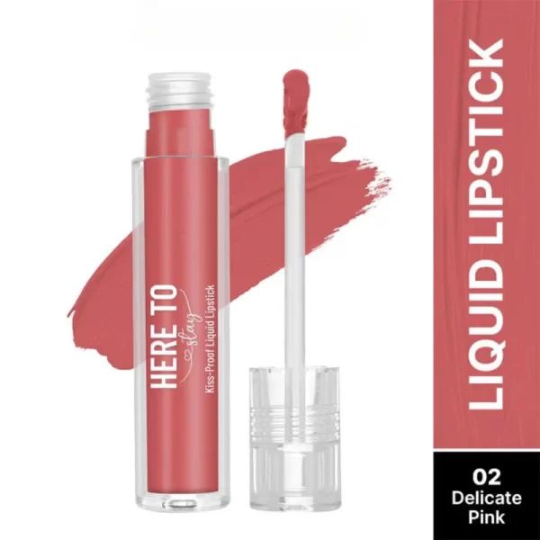 Swiss Beauty Select Here To Stay Liquid Lipstick 2 Delicate Pink