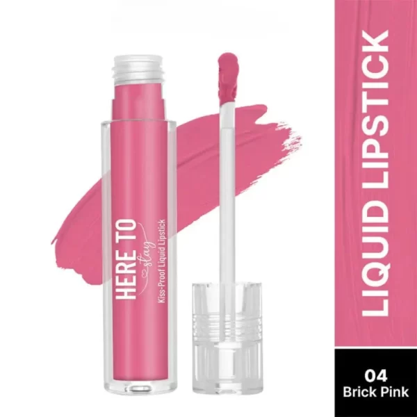 Swiss Beauty Select Here To Stay Liquid Lipstick 4 Brick Pink