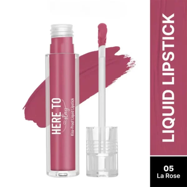 Swiss Beauty Select Here To Stay Liquid Lipstick 5 La Rose