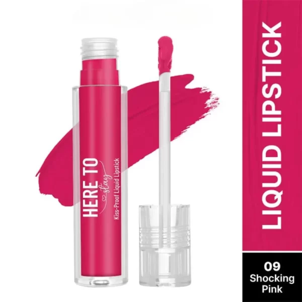 Swiss Beauty Select Here To Stay Liquid Lipstick 9 Shocking Pink