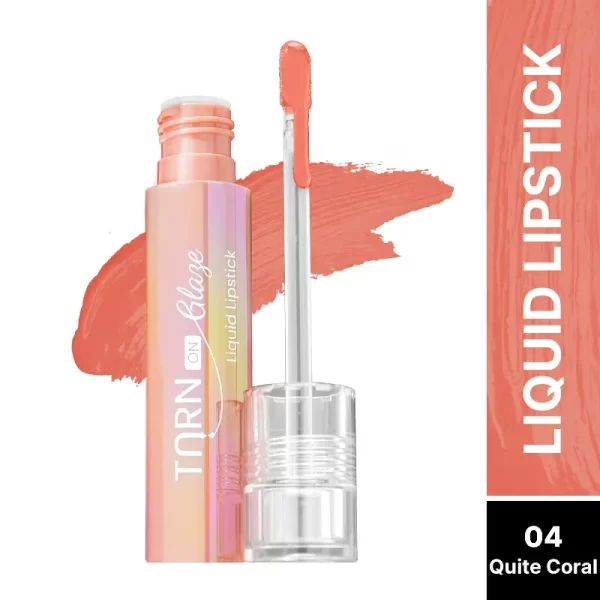 Swiss Beauty Select Turn On Glaze Liquid Lipstick 4 Quite Coral