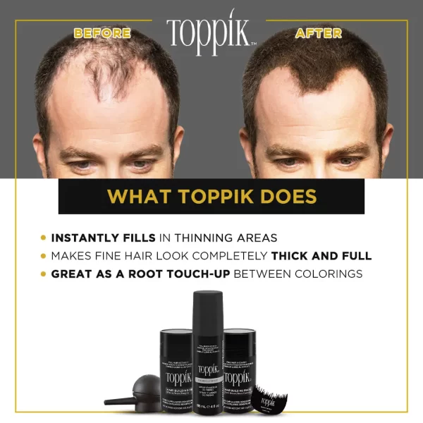 Toppik Hair Building Fibers Black 27.5gm2