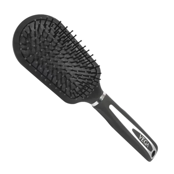 Vega Cushioned Brush Black Rubber Coating1