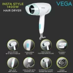 Vega Insta Look 1400 Watts Foldable Hair Dryer3