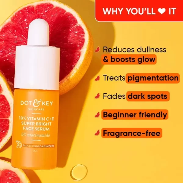 Dot & Key 10% Vitamin C + E Face Serum With 5% Niacinamide, Fights Pigmentation & Dark Spots2