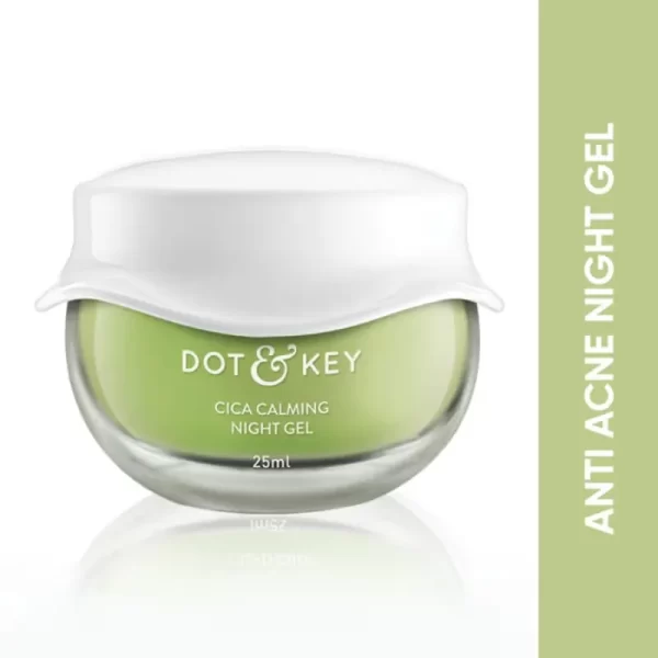 Dot & Key Cica Niacinamide Night Gel Moisturizer With Hyaluronic Acid For Acne & Dark Spots1