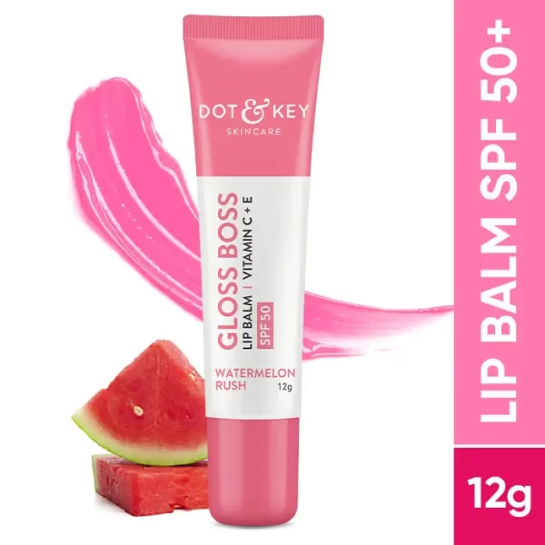 Dot & Key Gloss Boss Lip Balm Vitamin C+e Spf 50 Watermelon Rush 12g