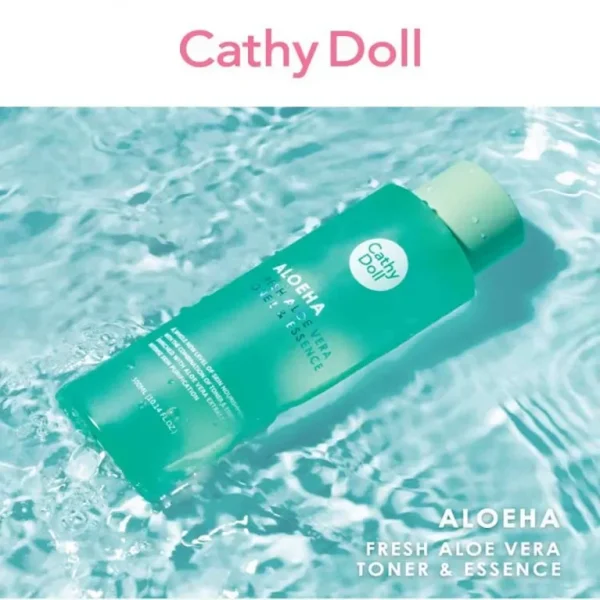Cathy doll aloe ha fresh aloe vera toner & essence 300ml