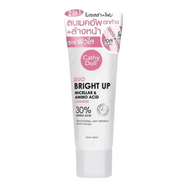 Cathy doll duo bright up micellar amino acid cleanser 100ml
