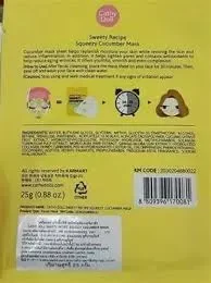 Cathy doll squeezy cucumber mask sheet