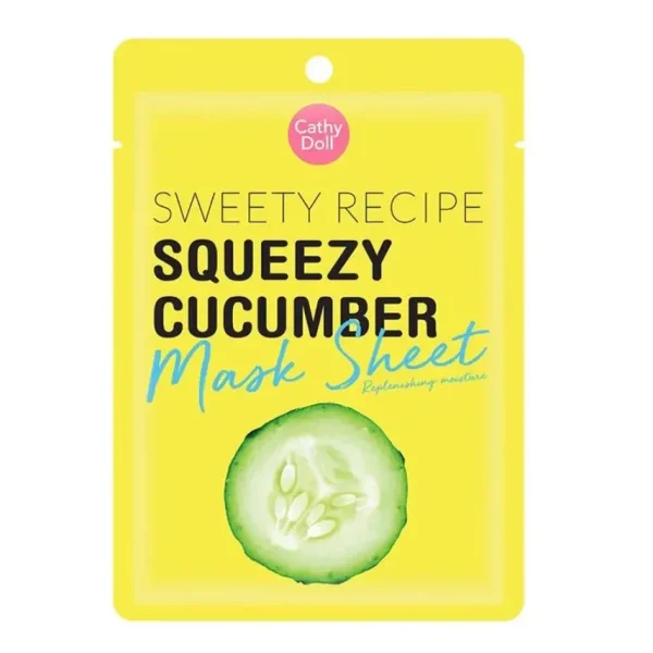 Cathy doll squeezy cucumber mask sheet