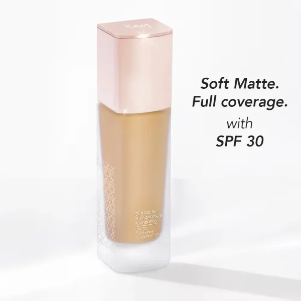 Kay beauty soft matte full coverage foundation with spf 30 125ymedium