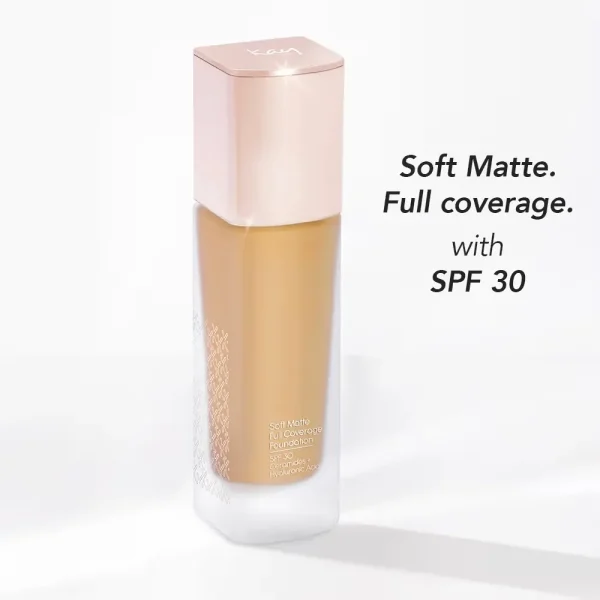 Kay beauty soft matte full coverage foundation with spf 30 130ymedium(30ml)