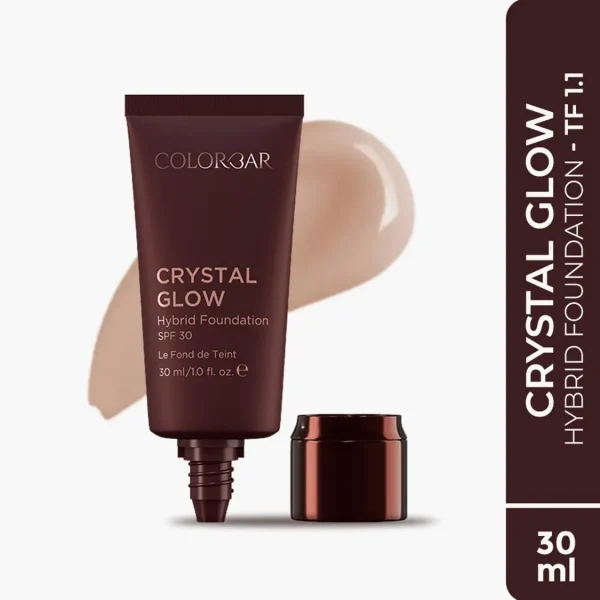 Colorbar crystal glow hybrid foundation spf 30 tf 1.1