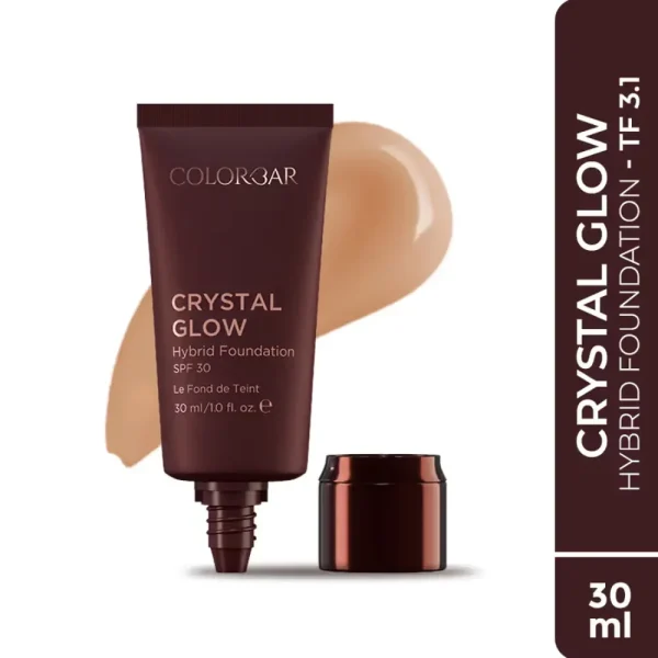 Colorbar crystal glow hybrid foundation spf 30 tf 3.1