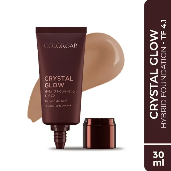 Colorbar crystal glow hybrid foundation spf 30 tf 4.1