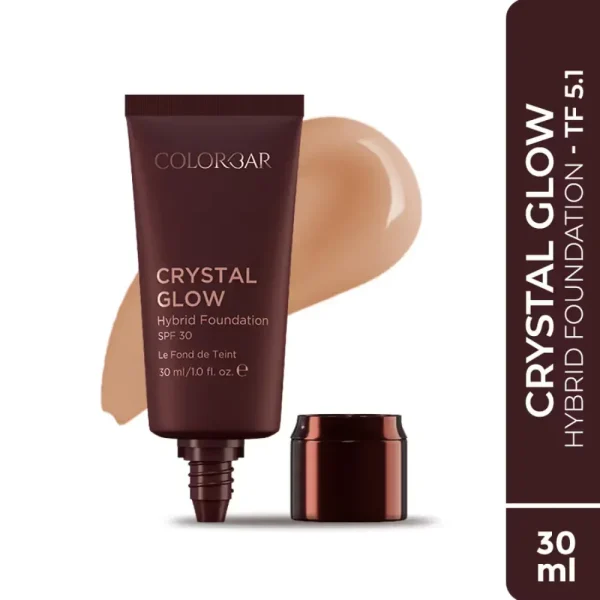 Colorbar crystal glow hybrid foundation spf 30 tf 5.1