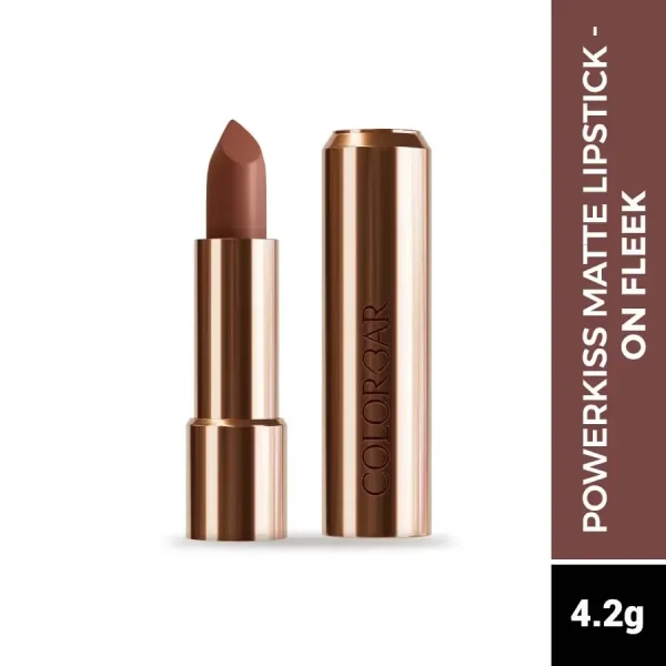 Colorbar powerkiss matte lipstick on fleek