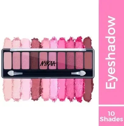 Nykaa eyes on me 10 in 1 eyeshadow palette daydreaming (12g) 12 g (daydreaming)