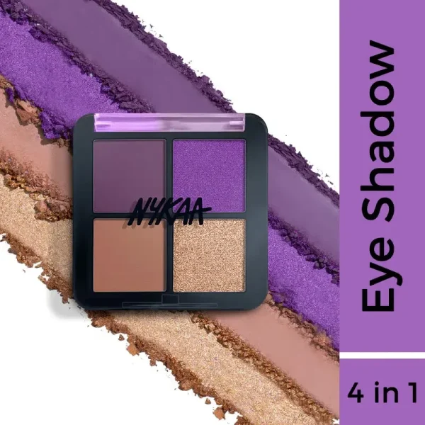 Nykaa 4 in 1 eyeshadow palette disco dancing 12
