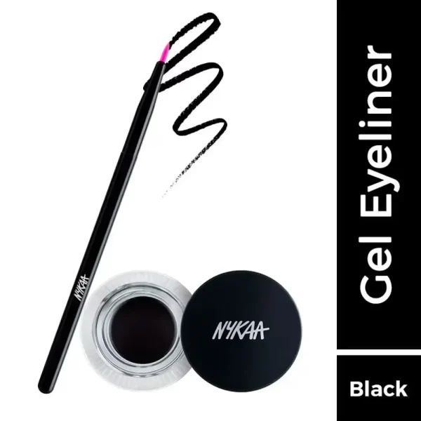 Nykaa black magic! gel eyeliner jet black