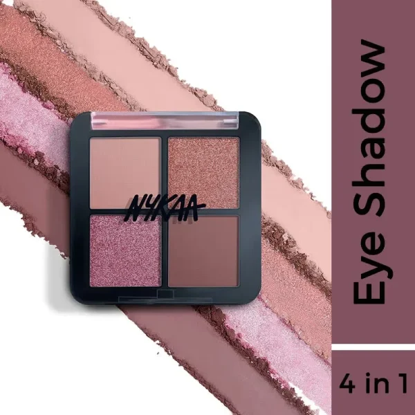 Nykaa cosmetics eyes on me! 4 in 1 quad eyeshadow palette birthday bash
