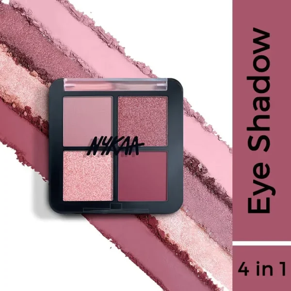 Nykaa cosmetics eyes on me! 4 in 1 quad eyeshadow palette brunch party