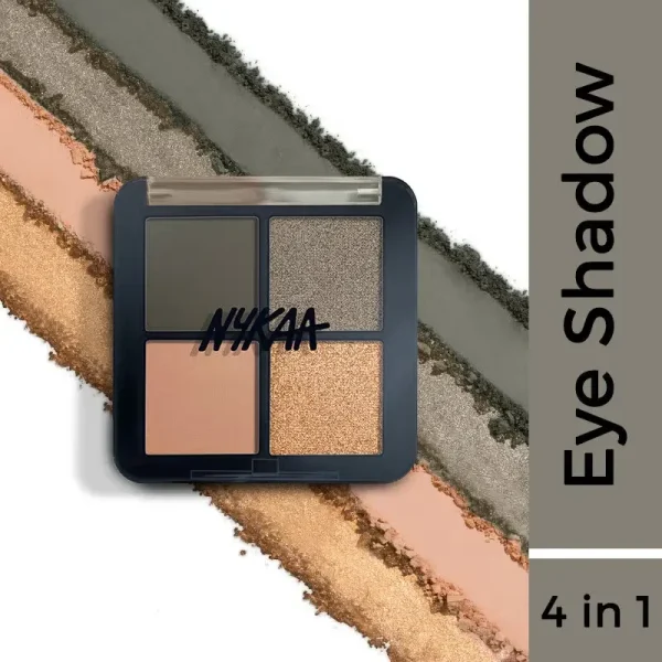 Nykaa cosmetics eyes on me ! 4 in 1 quad eyeshadow palette fun friday 09