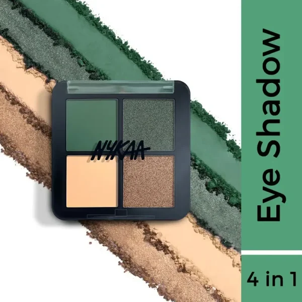 Nykaa cosmetics eyes on me ! 4 in 1 quad eyeshadow palette wild weekend 11