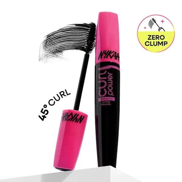 Nykaa lash talk curl power waterproof curling mascara