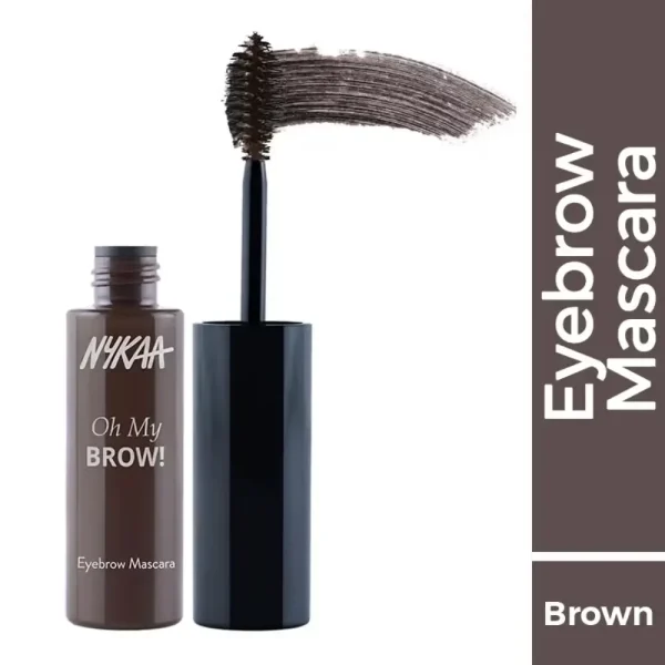 Nykaa oh my brow! eyebrow mascara sirius brown