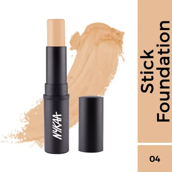 Nykaa skingenius foundation stick conceal contour & corrector warm honey 04